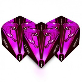 PETER WRIGHT EXTRA THICK PINK TRANSPARENT DART FLIGHTS - F6418