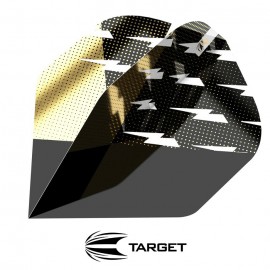 Power Black / Gold Pro Ultra NO2 dart flights 336390