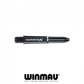 Carbon Fibre ex short black dart shaft