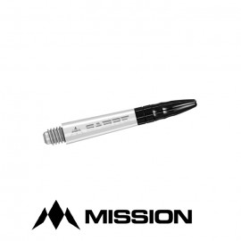 Mission Sabre Polycarbonate Dart Stems White Black Short