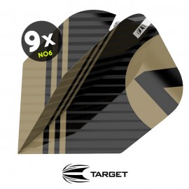 Chicane Set NO6 Pro Ultra Black 9 dart flights