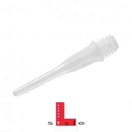 L-style Short Lippoint  22mm Snow White dart points