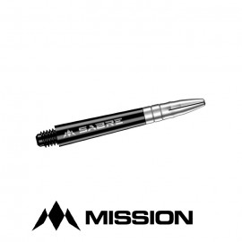 Mission Sabre Polycarbonate Dart Stems Black Silver Intermedium