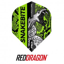 Peter Wright Hardcore Coiled Snake green dart flights 6567