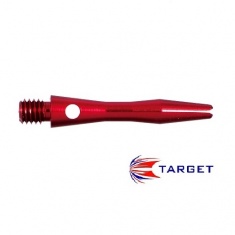ANODISED ALUMINIUM RED VERY SHORT DART SHAFTS - 111501