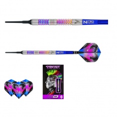 PETER WRIGHT RAINBOW MAMBA, 18G SOFT TIP DARTS